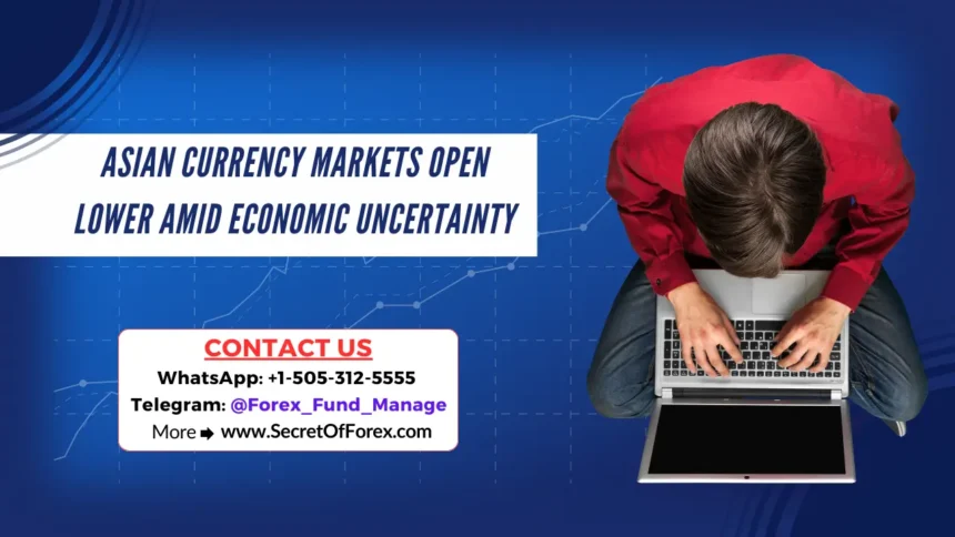 Asian Currency Markets Open Lower Amid Economic Uncertainty